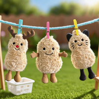 En gros, Populaire Peluche Cacahuète Mignonne de Dessin Animé, Cadeau de Fête pour Enfants, Jouet en Coton Doux