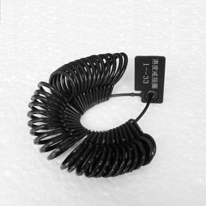 Outil de mesure de taille de bague en plastique pour la fabrication de bagues, tailles 1 à 33, outils et équipement de bijouterie ronds - Product Image 2