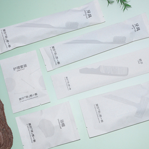Eco-friendly Sugarcane Paper <strong>Set</strong> Series of Disposable Hotel Consumables - Product Image 1