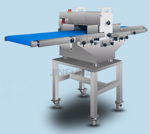 2023 Horizontal Fresh Beef Jerky Slicer/Flake Carne de cerdo Pechuga de pollo Pescado Calamar Salmón <span class=keywords><strong>Pulpo</strong></span> Máquina cortadora <span class=keywords><strong>Precio</strong></span> - Product Image 5