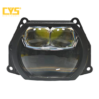 Phare de voiture à lentille de projecteur BI-LED CYS N60-F2 6000K, laser LED 12V 5000 Lumens 46/80W Super Lumineux