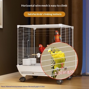 Vente en gros d'usine : Grande cage à oiseaux, cage à perroquets, cage portable, <span class=keywords><strong>cages</strong></span> à oiseaux métalliques d'extérieur pour l'élevage - Product Image 4