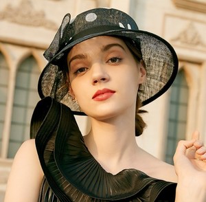 Wholesale Personalized Wide Brim Round Fascinators Sinamay <b>Hats</b> Party <b>Wedding</b> Casual Sports Dress <b>Hats</b> Adults Plain Dyed Female - Product Image 3