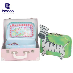 Caja de Regalo Personalizada con Diseño de Animales y Asa para Juguetes de Niños de Lujo - Product Image 6
