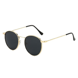 Trendy Retro Metal Sunglasses For Women Gold <b>Frame</b> UV400 Protection Fashion Travel Driving Party Accessory - Product Image 5