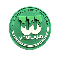Pas de minimum vêtements accessoires personnalisé en relief 3D Silicone Patch en caoutchouc souple Logo Badge PVC patchs pour chapeau