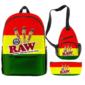 Fabricants chinois d'accessoires pour fumeurs, <span class=keywords><strong>sac</strong></span> à <span class=keywords><strong>dos</strong></span> imperméable noir à sublimation Cookie Backwoods RAW, ensemble de 3 pièces - Product Image 6