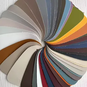 1.0mm Thickness YY Series PVC Faux Leather Suede Base Cloth Available In 45 Colors