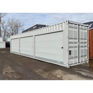 Conteneur de stockage portable de 20 pieds ou 40 pieds avec portes enroulables pour entrepôt de champ pétrolier, garage domestique ou chantier de construction - Product Image 2