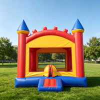 Castillo Inflable de PVC para Niños, Brincolín para Fiestas Infantiles, Castillo Inflable Comercial para Niños