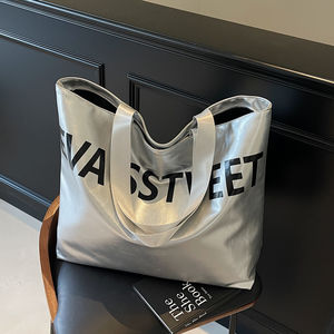 <span class=keywords><strong>Sac</strong></span> fourre-tout à bandoulière de style étranger avec lettres de grande capacité <span class=keywords><strong>Sac</strong></span> à main de style étranger de haute qualité à la mode et polyvalent Exclusif - Product Image 5
