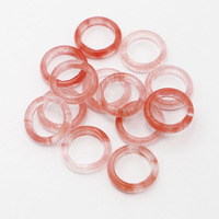 Bagues en Quartz de cerise en pierre naturelle de 6MM, bijoux divers, modèles tendance, cadeau pour petite amie, vente en gros, 12 pièces