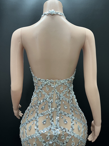 ノバンス Y4296 ファンシーガールズ ボールガウン プロムドレス クラブウェア レディース セクシー シースルー シャイニー カクテルドレス レディース パーティーウェア - Product Image 6