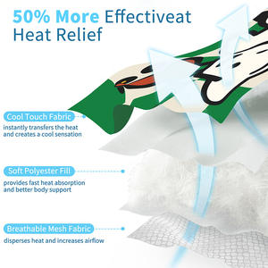 Alfombra Refrigerante de Seda de Hielo para Mascotas, Rectangular, 40x40cm, 45x45cm, 50x50cm, Antideslizante, Lavable a Mano - Product Image 2