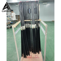 Queues de billard sur mesure OEM, 11,8 mm, 12,4 mm, 12,8 mm, 13,0 mm, en fibre de carbone