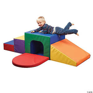 Équipement de jeu doux Portable <span class=keywords><strong>escalade</strong></span> mousse mat jeu doux ensemble pont blocs de construction Tunnel jeu doux pour les enfants - Product Image 5