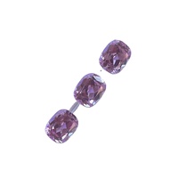 Saphir rose cerise AAA+ en forme de coussin, corindon synthétique rose clair poli, pierre précieuse en vrac, directement de l'usine, pour sertissage de bague