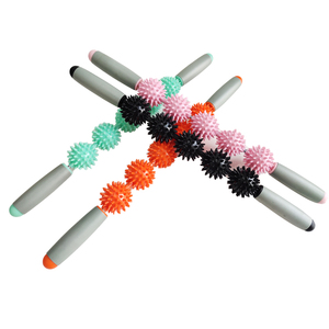 Varilla de masaje de punta de rodillo muscular, herramienta de relajación corporal, Fascia, Yoga, gimnasio - Product Image 4