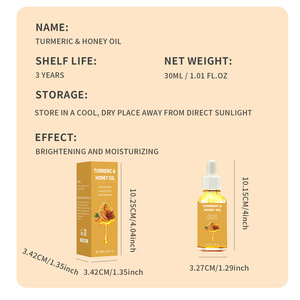 Minyak badan esensial Label pribadi, minyak murni, tanpa Logo, perawatan kulit, Pelembab, pelembut, mencerahkan, kunyit, dan madu, bau segar - Product Image 6