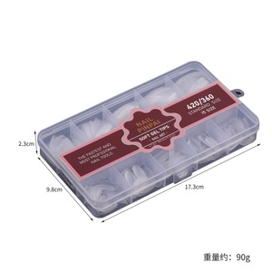 Uñas Postizas al por Mayor Ultrafinas, Sin Costuras, Adhesivas Completas, Mate, Forma Almendrada, <span class=keywords><strong>de</strong></span> Presión, No Requiere Lima ni Tallado; para - Product Image 5