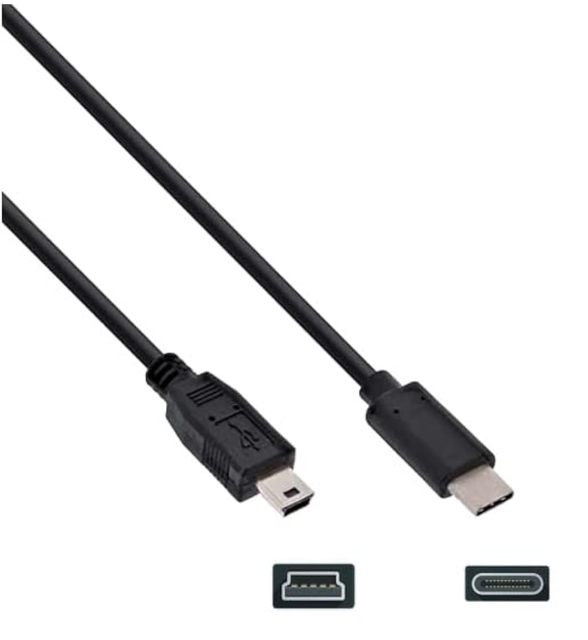 USB C Data Transfer Interface Cable Cord Wire for Canon EOS Rebel T5i T6 T6i T7 for Nikon DSLR D610 D90