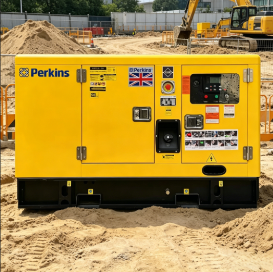 Diesel Generator 100kva Prowed by  UKPerkinss Genset Silent Type 24V DC Electric Start 380/220V for Industry