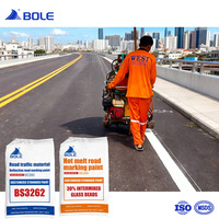 Peinture thermoplastique réfléchissante pour marquage routier, jaune, séchage rapide, peinture routière pour circulation