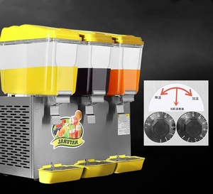 เชิงพาณิชย์แอปเปิ้ลสีส้มสามกระบอกเครื่องดื่มเครื่องขนาดใหญ่ Ml ร้อนและเย็นน้ำผลไม้เครื่อง - Product Image 4