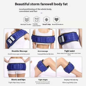 Ceinture de massage fine pour la taille et le ventre, équipement sportif à domicile pour la réduction de la graisse abdominale inférieure par vibration, application corporelle - Product Image 3