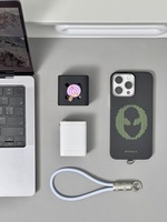 Câble de charge rapide Type-C vers Type-C avec sangle bandoulière, 60W PD, conducteur en cuivre pur, gaine en silicone pour téléphones iPhone et Android