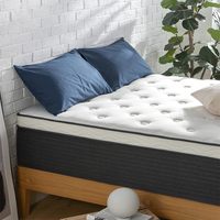 Matelas à ressorts ensachés roulé compressé sous vide en mousse à mémoire de forme rafraîchissante, garantie 10 ans, prix usine, vente en gros