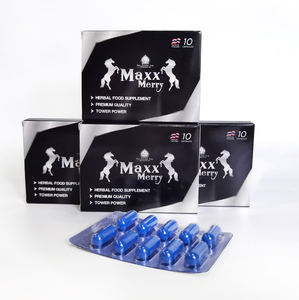 Suplemento de hierbas orgánicas de etiqueta privada Ginseng rojo y píldoras azules de energía de Epimedium esenciales para la vitalidad masculina - Product Image 3