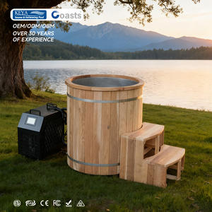2023 Kaltwasser-Tauchbecken Spa Eisbadewanne aus Rotem Zedernholz - Product Image 1
