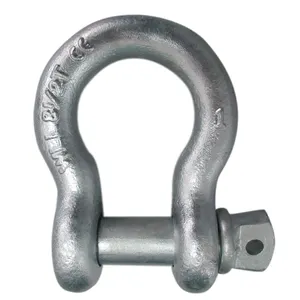 Hot Sale Integral Forgingstell Conveyor Shackle Good Tough Large Us Type Anchor Chain Shackle