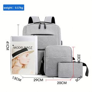 Mochila Delgada para Portátil, Resistente al Agua, Antirrobo, para Viajes y Negocios, con Puerto USB, Marca Arket, Venta al Por Mayor - Product Image 4