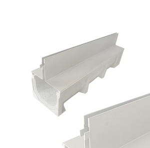 Drains linéaires modernes en acier inoxydable pour drainage résidentiel et jardinage, canaux en U, caniveaux de drainage - Product Image 2