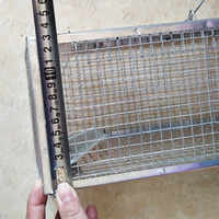 Luxueux Cage d'animaux vivants sans cruauté pour Rat Souris Hamster Taupe Belette Gopher Chipmunk Écureuil Plus Rongeurs Plaine Maille Soudée