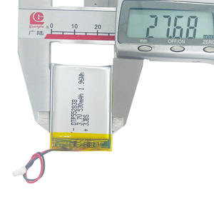แบตเตอรี่ลิเธียมไอออน 552838 530mAh 3.7V ได้รับการรับรองหลายมาตรฐาน CE KC PSE BIS โพลิเมอร์ ยอดขายดีที่สุด โพลิเมอร์ความจุสูง - Product Image 2