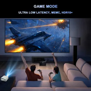 Nâng Cấp D10s 4000 ANSI Lumens Đầy Đủ HD Chiếu 4K 3 + 128G Chùm LED Thông Minh Android 15 TV Máy Chiếu Rạp Hát Tại Nhà Video Trò Chơi Phim - Product Image 4