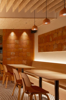 Banquette commerciale moderne pour restauration rapide, canapé en cuir en bois massif pour café, école et restaurants