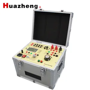 Huazheng elektrik akımı rölesi test kiti mikro bilgisayar koruma rölesi test cihazı tek fazlı röle test cihazı