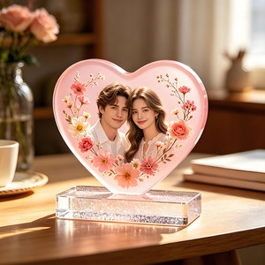 Kalp Kabuğu Fotoğraf Çerçevesi Silikon Kalıp DIY Epoksi Reçine Dekoratif Teşhir Standı Kalıbı - Product Image 6