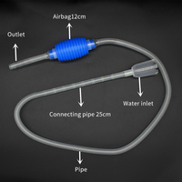 Nettoyage d'aquarium de poissons, aspirateur nettoyage d'eau, Siphon nettoyage d'aquarium