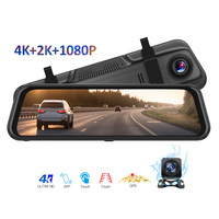 Kamera Dash Cam Mobil OEM HD 1080p 4K 2K Lensa Ganda IPS, Kamera Spion dengan Layar Android, ADAS, WiFi, GPS Tracking, Sudut Pandang Lebar