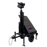 Trailer CCTV Tenaga Surya Kecil, Kamera CCTV Mini Tenaga Surya untuk Keamanan Luar Ruangan