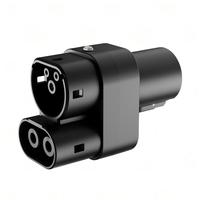 Connecteur de charge EV haute puissance DC NACS vers CCS2, adaptateur de chargeur à connexion étanche 250A, disponible pour commande en gros