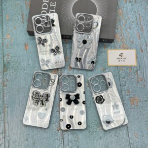 <span class=keywords><strong>เคส</strong></span>โทรศัพท์ลายโบว์ริบบิ้นสไตล์โคเควตต์สำหรับ Redmi  วัสดุ TPU+PC แข็ง  บางเฉียบ  ฝาหลังแบบ IMD  โรแมนติก  สำหรับผู้หญิง  ของขวัญสำหรับสาวๆ - Product Image 1