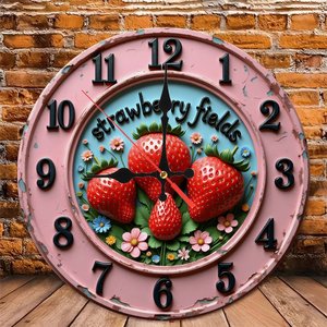 Round Wooden Wall <b>Clock</b> 25x25Cm Silent Quartz Natural Eco Friendly Home Living Room <b>Bedroom</b> Decor <b>Clock</b> - Product Image 4