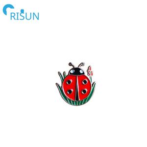 Fabrication de dessin animé mignon Reptile Animal coccinelle insecte broche métal personnalisé Lady <span class=keywords><strong>Bug</strong></span> rouge minuscule coccinelle coccinelle émail épinglette insigne - Product Image 4
