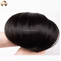 Paquete de Cabello Humano Virgen Crudo Sin Procesar, Cabello Virgen Camboyano con Cutícula Alineada 15A, Sin Enredos, Sin Caída, Doble Trama
